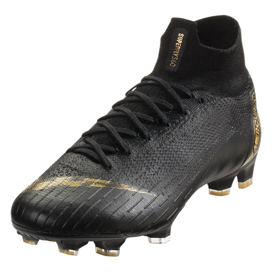 Nike Mercurial Superfly Vi Elite Fg - Black/Metallic Gold Mens Firm Ground Mens 6.5 Black/Mtlc Vivid Gold - Third Coast Soccer