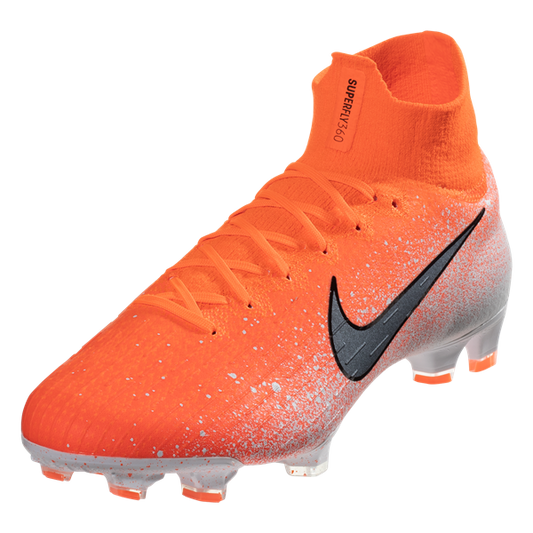 Nike Mercurial Superfly VI Elite FG - Hyper Crimson/Black/White Mens Firm Ground Mens 7.5 Hyper Crimson/Black/White - Third Coast Soccer