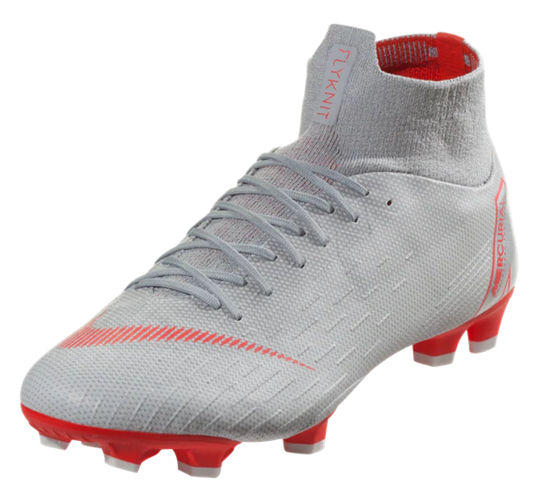 Nike Mercurial Superfly 6 Pro FG - Wolf Grey/Light Crimson/Pure Platinum Mens Firm Ground Mens 6.5 Wolf Grey/Crimson/Platinum - Third Coast Soccer