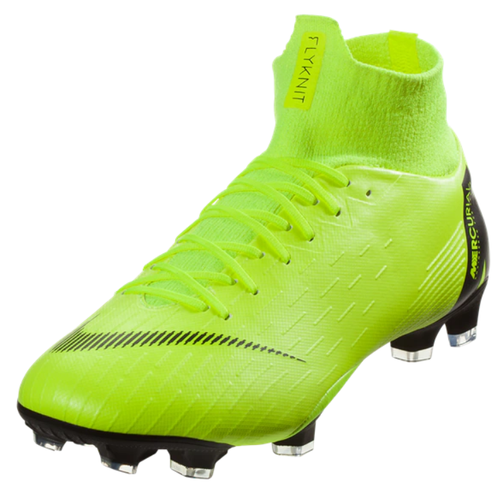 Nike Mercurial Superfly Vi Pro Fg - Volt/Black Mens Firm Ground Mens 6.5 Volt/Black - Third Coast Soccer