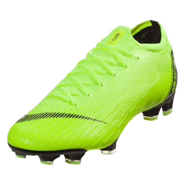 Nike Mercurial Vapor XII Elite FG - Volt/Black Mens Firm Ground Mens 6.5 Volt/Black - Third Coast Soccer