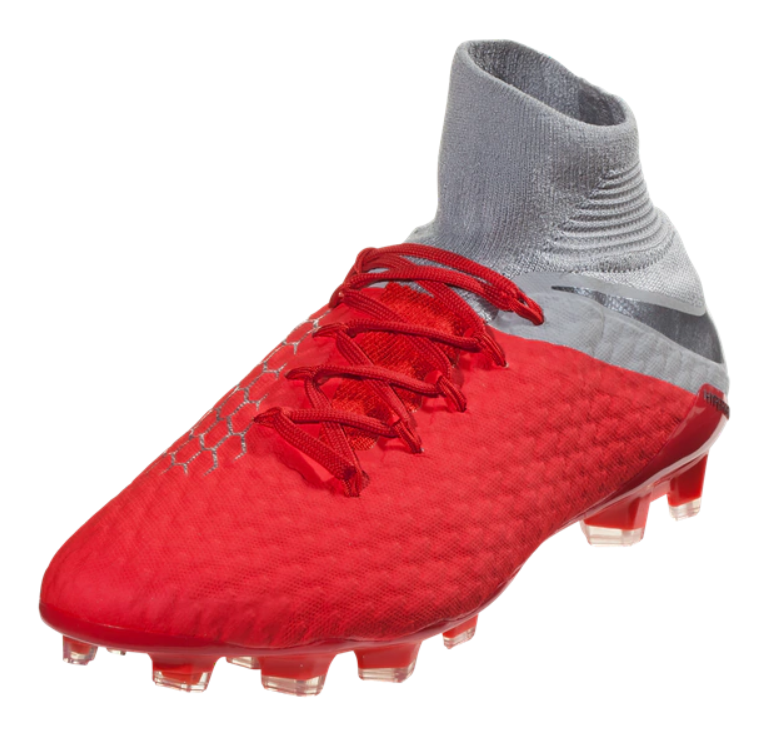 Nike Hypervenom Phantom 3 Pro DF FG Soccer Cleat - Light Crimson/Metallic Dark Grey/Wolf Grey/Metallic Silver Mens Firm Ground Mens 6.5 Lt Crimson/Mtlc Dark Grey/Grey - Third Coast Soccer