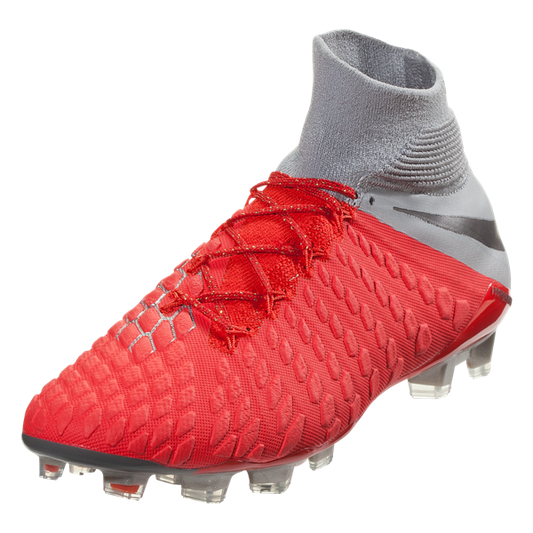 Nike Hypervenom Phantom 3 Elite Df Fg - Light Crimson/Metallic Dark Grey/Wolf Grey/Metallic Silver Mens Firm Ground Mens 6.5 Lt Crimson/Mtlc Dark Grey/Grey - Third Coast Soccer