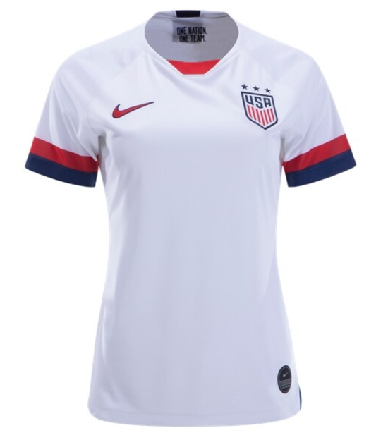 Nike Women's USWNT 2019 Home Jersey International Replica Closeout Womens Extra Small White/Blue Void/University Red - Third Coast Soccer
