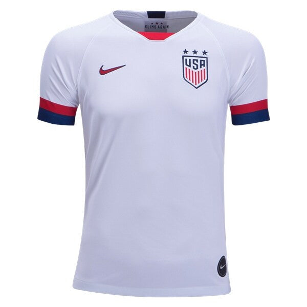 Nike Youth USWNT 2019 Home Jersey International Replica Youth Small White/Blue Void/University Red - Third Coast Soccer