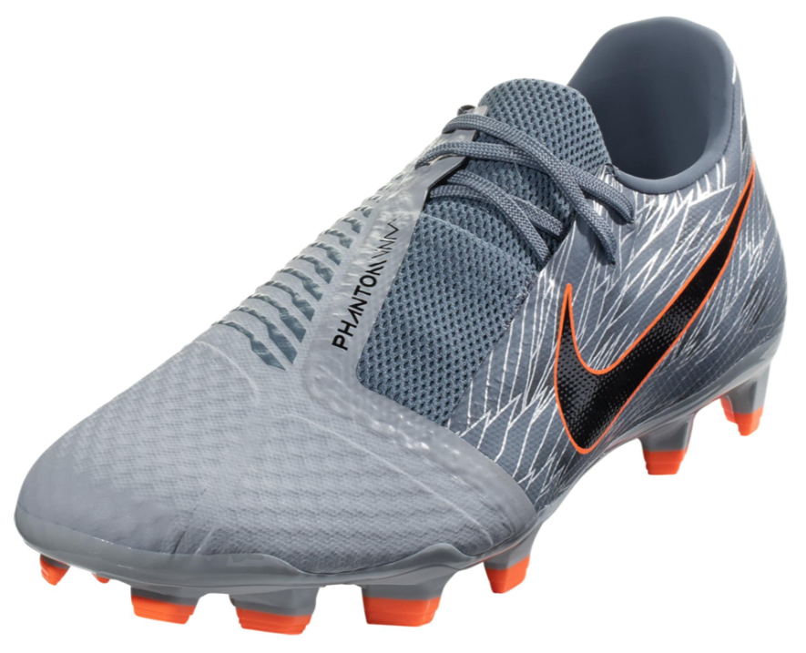Nike Phantom Venom Academy FG - Wolf Grey/Black/Armory Blue/Pure Platnium/Hyper Crimson Mens Firm Ground Mens 6.5 Wolf Grey/Black/Armory Blue - Third Coast Soccer