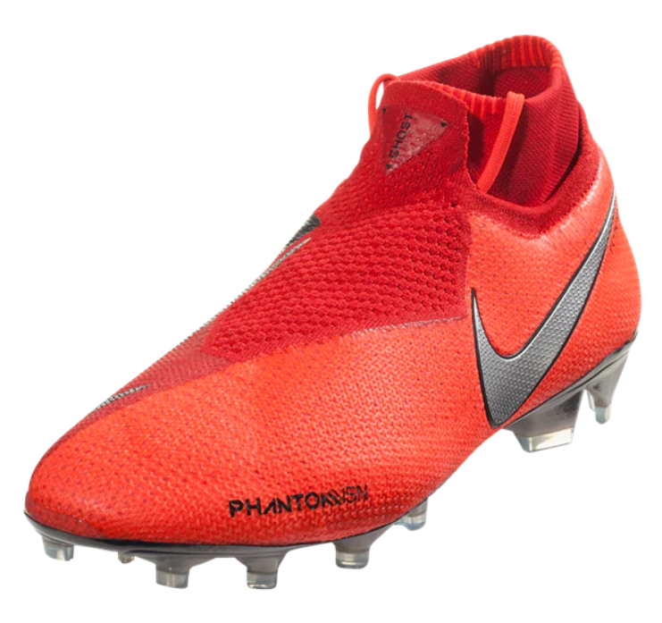 Nike Phantom Vision Elite DF FG - Crimson/Black/Silver Mens Firm Ground Mens 6.5 Bright Crimson/Metallic Silver - Third Coast Soccer