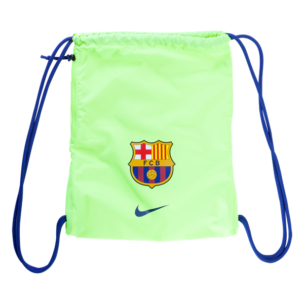 Nike Fc Barcelona Gym Sack Bags Volt/Royal  - Third Coast Soccer