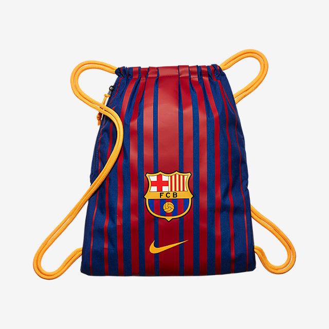 Nike FC Barcelona Stadium Gym Sack - Deep Royal/University Gold Bags Deep Royal/University Gold  - Third Coast Soccer