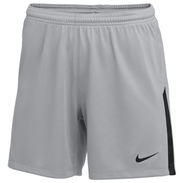Nike Women's League Knit II Short Shorts Wolf Grey/Black Womens X-Small - Third Coast Soccer