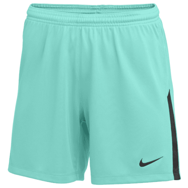 Nike Women's League Knit II Short Shorts Hyper Turquoise/Black Womens X-Small - Third Coast Soccer