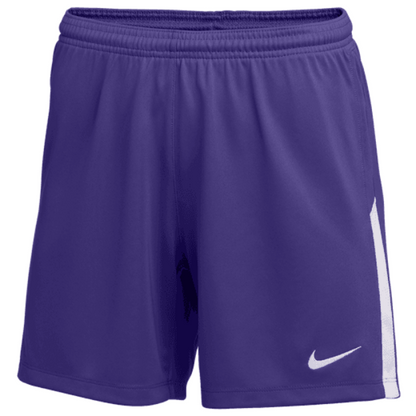 Nike Women's League Knit II Short Shorts Court Purple/White Womens X-Small - Third Coast Soccer