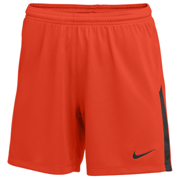 Nike Women's League Knit II Short Shorts Team Orange/Black Womens X-Small - Third Coast Soccer