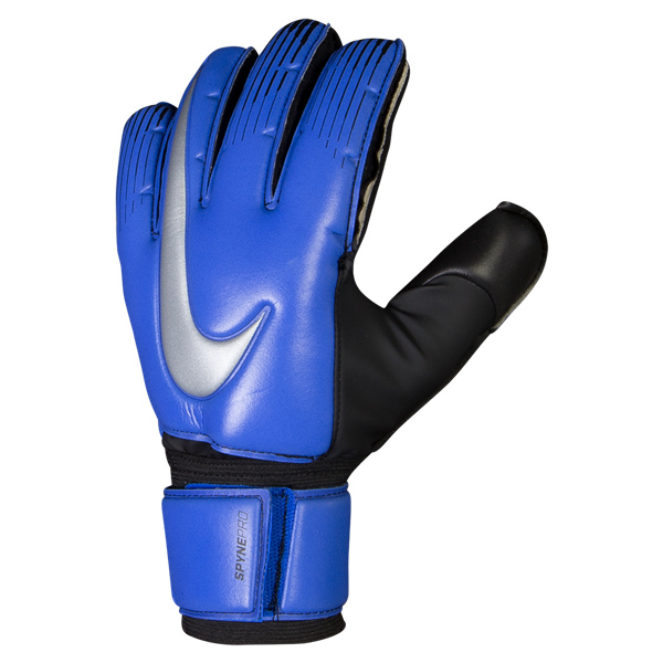 Nike GK Spyne Pro Glove - Racer Blue/Black/Metallic Silver Gloves Racer Blue/Black/Metallic Silv Size 11 - Third Coast Soccer