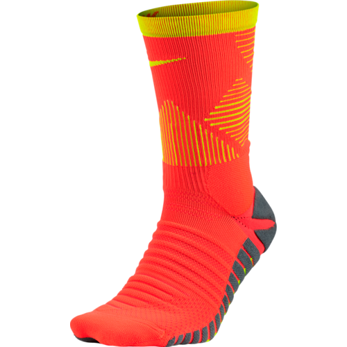 Nike Strike Mercurial Sock Socks Total Crimson/Volt/Volt Small (5-7, 8-9, Etc.) - Third Coast Soccer