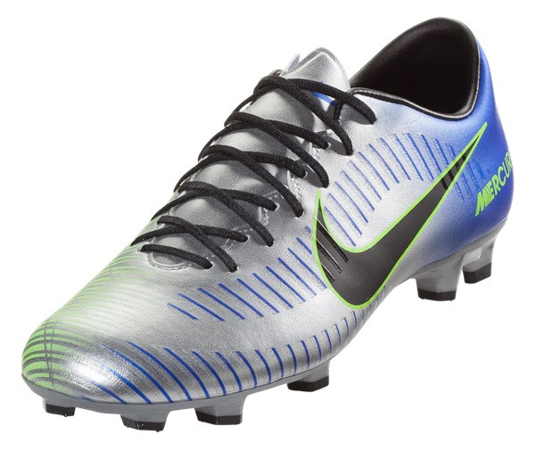 Nike Mercurial Victory NeymarJR FG - Racer Blue/Chrome/Volt/Black Mens Firm Ground Racer Blue/Black/Chrome/Volt Mens 8.5 - Third Coast Soccer