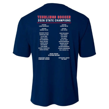 A4 Teurlings State Champions 2026 Shirt TCHS 26 - Third Coast Soccer