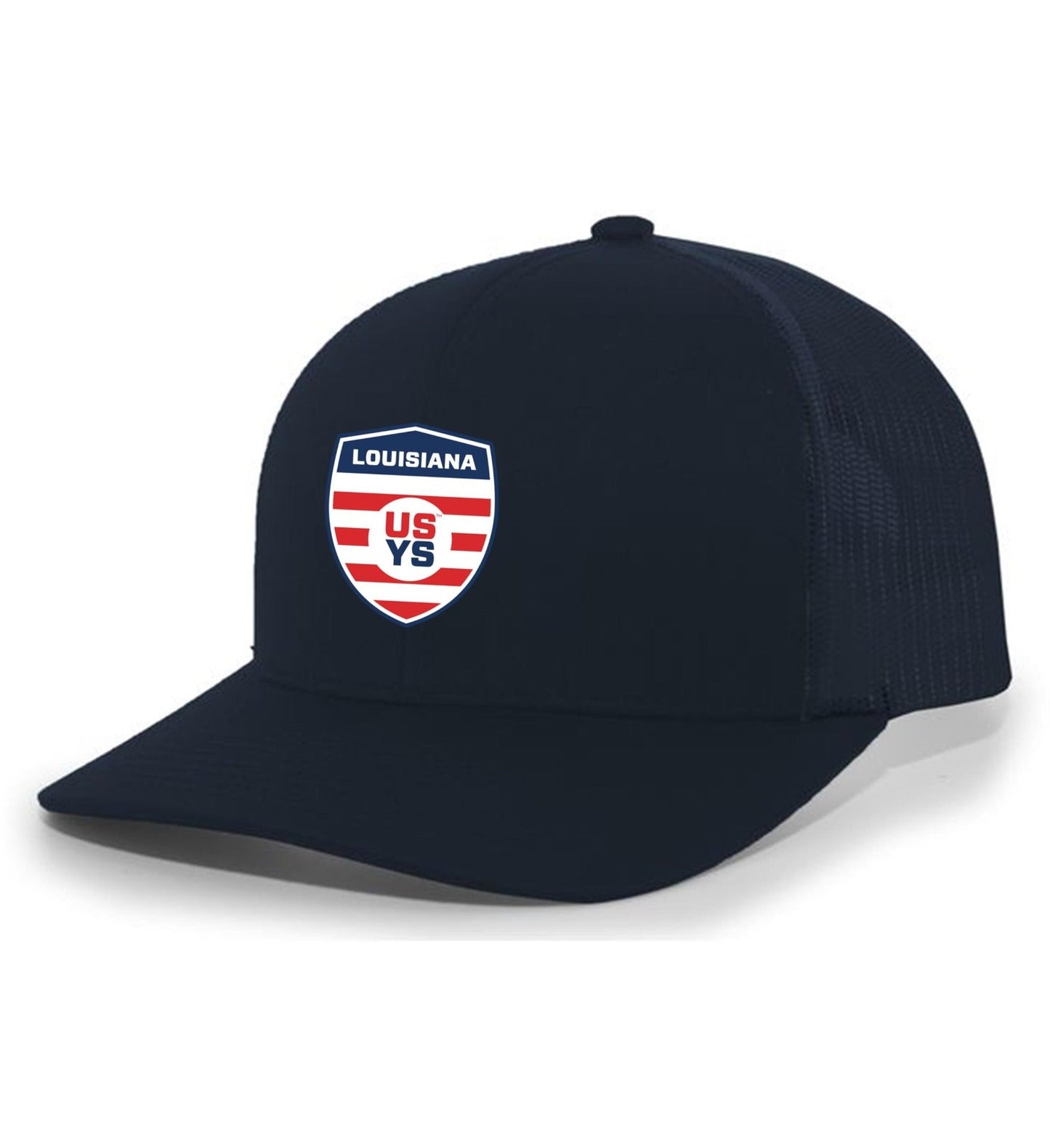 Louisiana Select Flex-Fit Premium Trucker Hat LA ODP Spiritwear Navy/Navy Full Color Patch - Third Coast Soccer