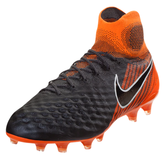 Nike Obra 2 Elite Df Fg - Dark Grey/Black/Total Orange/White Mens Firm Ground Dark Grey/Black/Total Orange Mens 7 - Third Coast Soccer