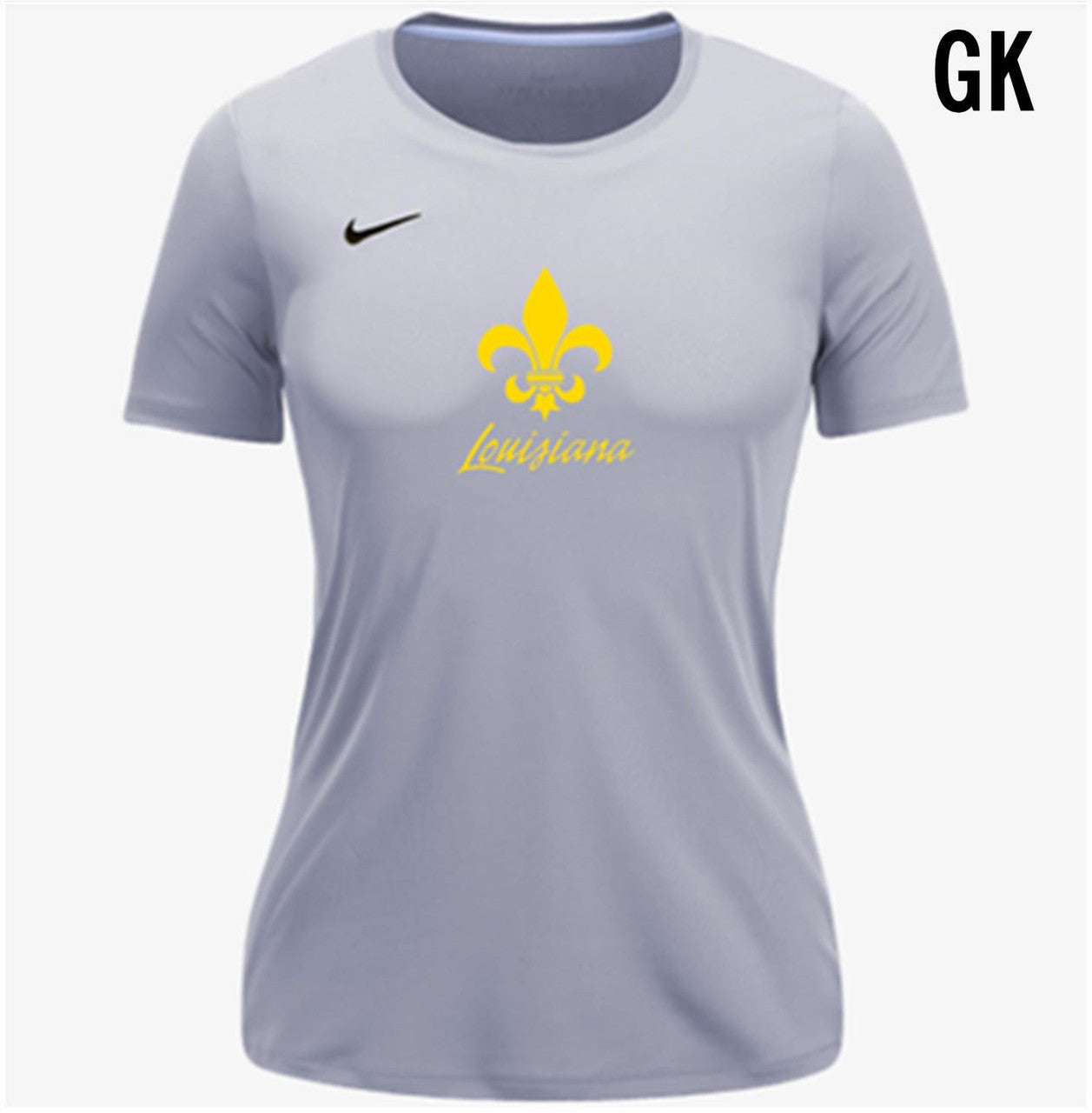 Nike LSA ODP Women's Park VI Goalkeeper Practice Jersey - Grey Louisiana ODP Womens Extra Small Grey - Third Coast Soccer