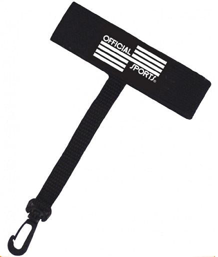 Official Sports Elastic Whistle Referee Accessories Black  - Third Coast Soccer