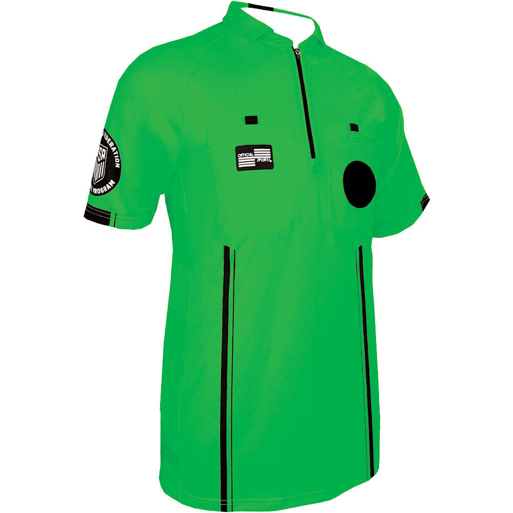 Official Sports USSF Pro Jersey - Green Referee Green Mens XSmall - Third Coast Soccer