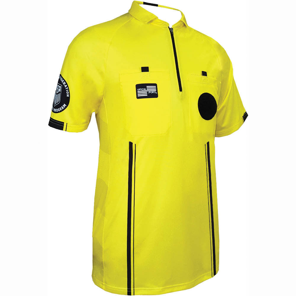 Official Sports USSF Pro Jersey - Yellow Referee Yellow Mens XSmall - Third Coast Soccer