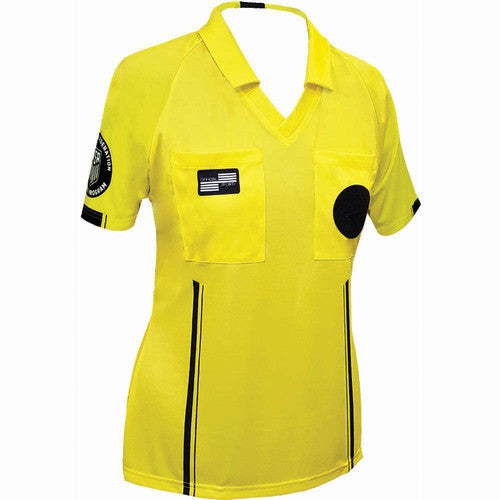 Official Sports USSF Women's Economy SS Jersey - Yellow Referee Yellow Womens XSmall - Third Coast Soccer