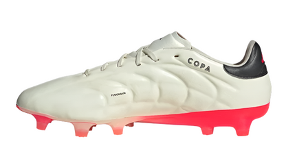 adidas Copa Pure 2 Elite FG - Ivory/Black/Solar Red Mens Footwear   - Third Coast Soccer