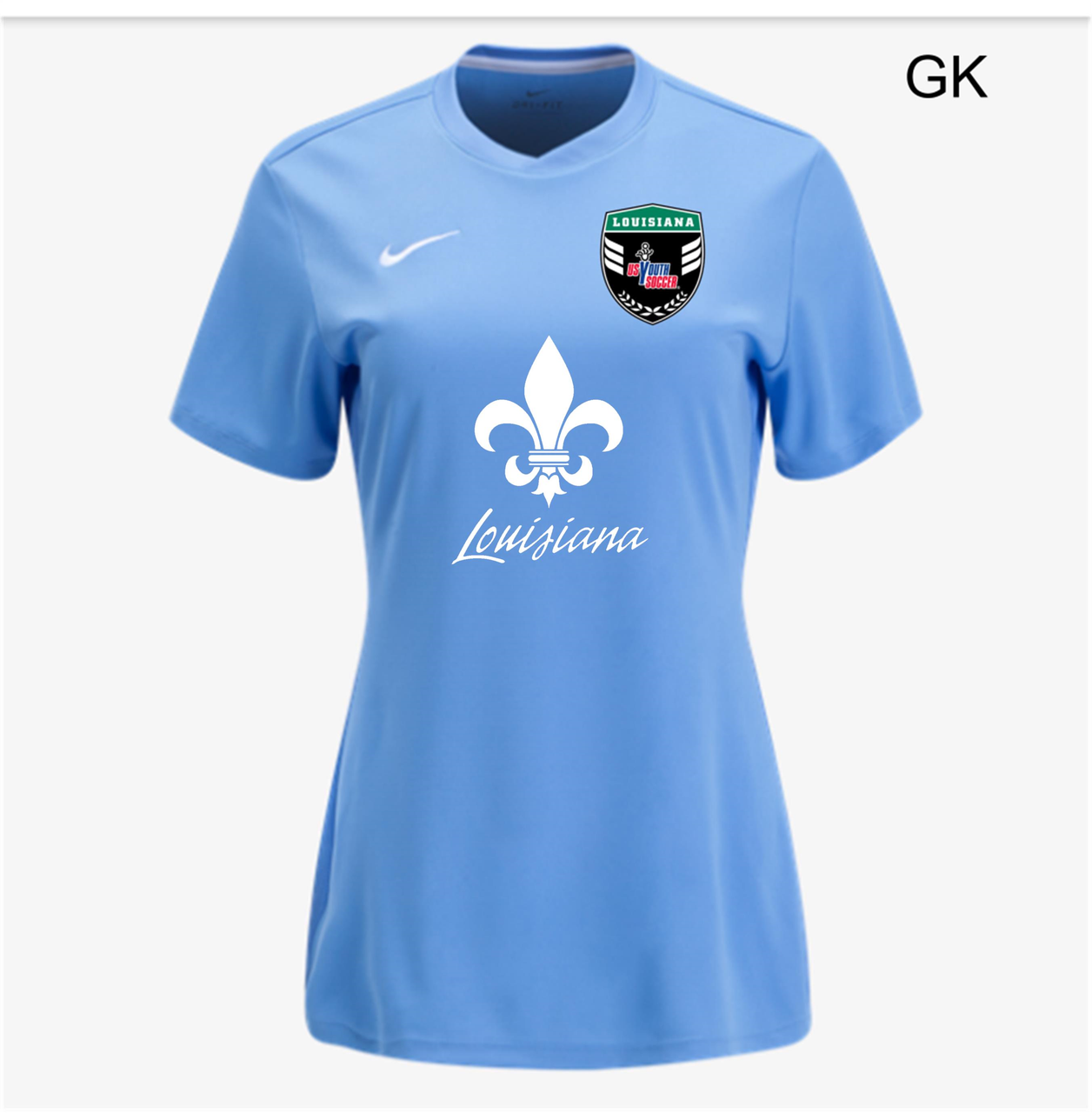 Nike LSA ODP Women's Park VI Jersey - Valor Blue Louisiana ODP Womens Extra Small Valor Blue - Third Coast Soccer