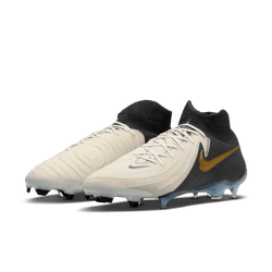 Nike Phantom Luna II Elite FG - White/Black/Gold Mens Footwear   - Third Coast Soccer