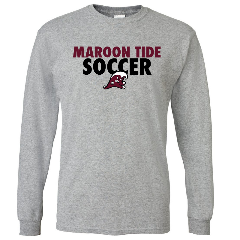 Pmjhs 50/50 L/S Tee - Gray T-Shirts Mens Small  - Third Coast Soccer
