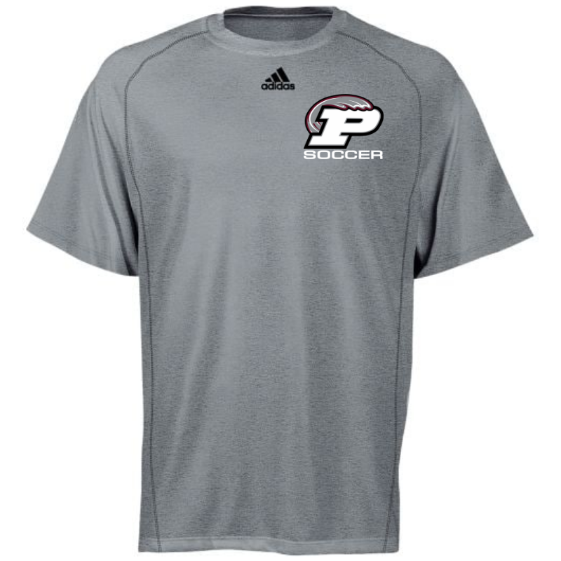 adidas Pmjhs Climalite S/S Tee - Grey T-Shirts Mens Small  - Third Coast Soccer