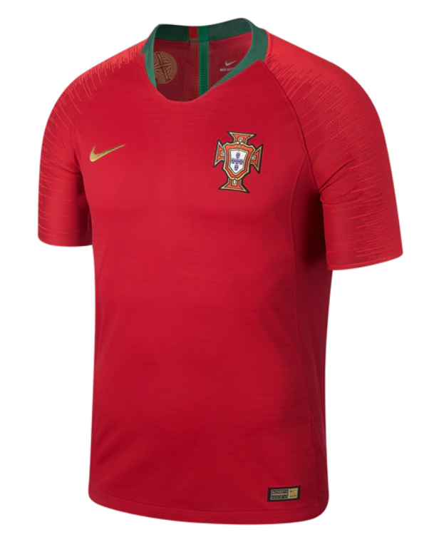 Nike Portugal 2018 Vapor Match Home Jersey International Replica Gym Red Mens Small - Third Coast Soccer