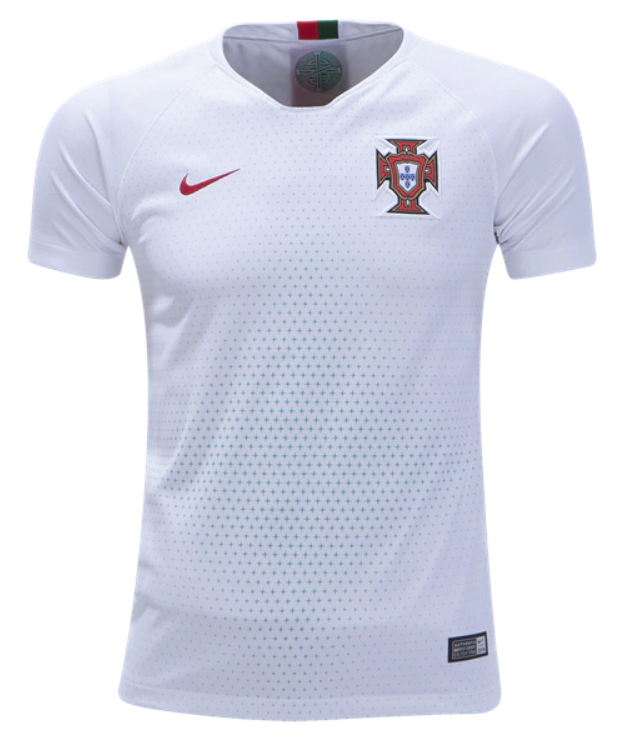Nike Youth Portugal 2018 Away Jersey International Replica White/Gym Red Youth Small - Third Coast Soccer