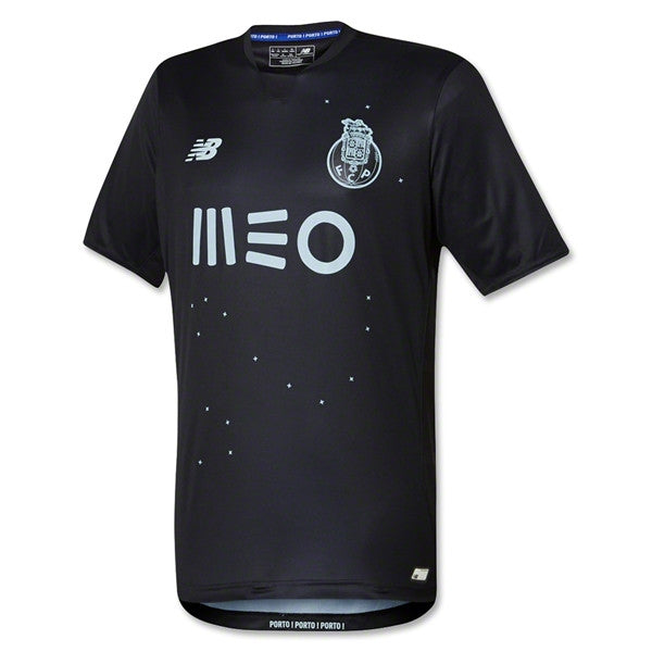 New Balance Porto Away Jersey 16/17 Club Replica Black Mens Small - Third Coast Soccer
