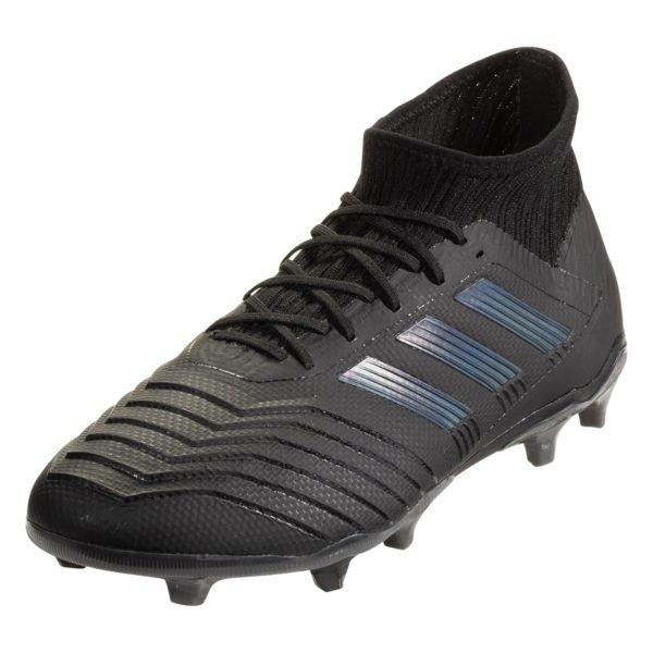 Adidas Predator 19.2 FG Mens Firm Ground Mens 6.5 Black/Black/Utility Black - Third Coast Soccer