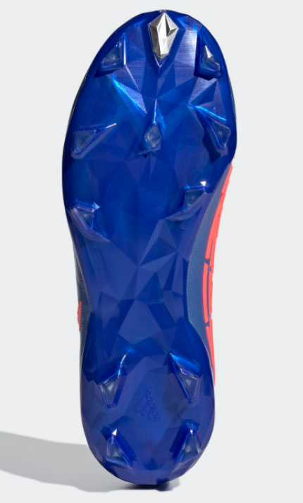 Adidas Predator Edge + FG J - Hi-Res Blue/Turbo Youth Firm Ground Youth 4.5 Hi-Res Blue/Turbo - Third Coast Soccer