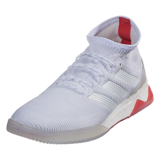 Adidas Predator Tango 18.1 Tr - White/White/Real Coral Mens Indoor White/White/Reacore Mens 6.5 - Third Coast Soccer