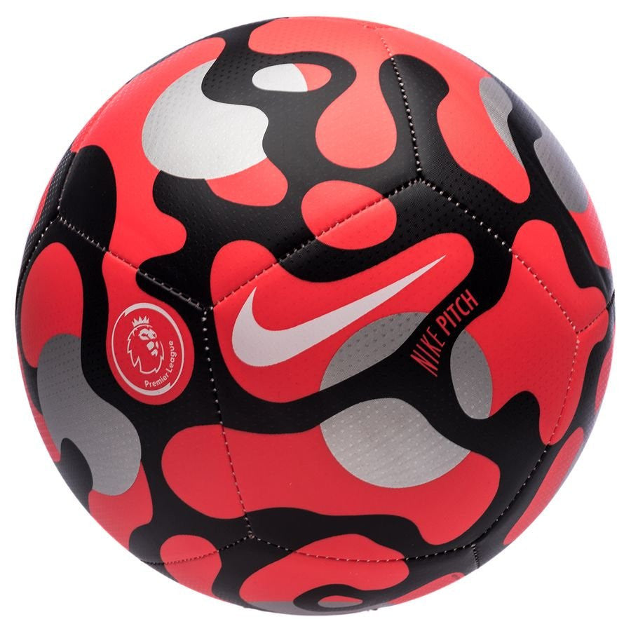 Nike Premier League Pitch Ball - Laser Crimson/Black/White Balls Laser Crimson/Black/White Size 5 - Third Coast Soccer