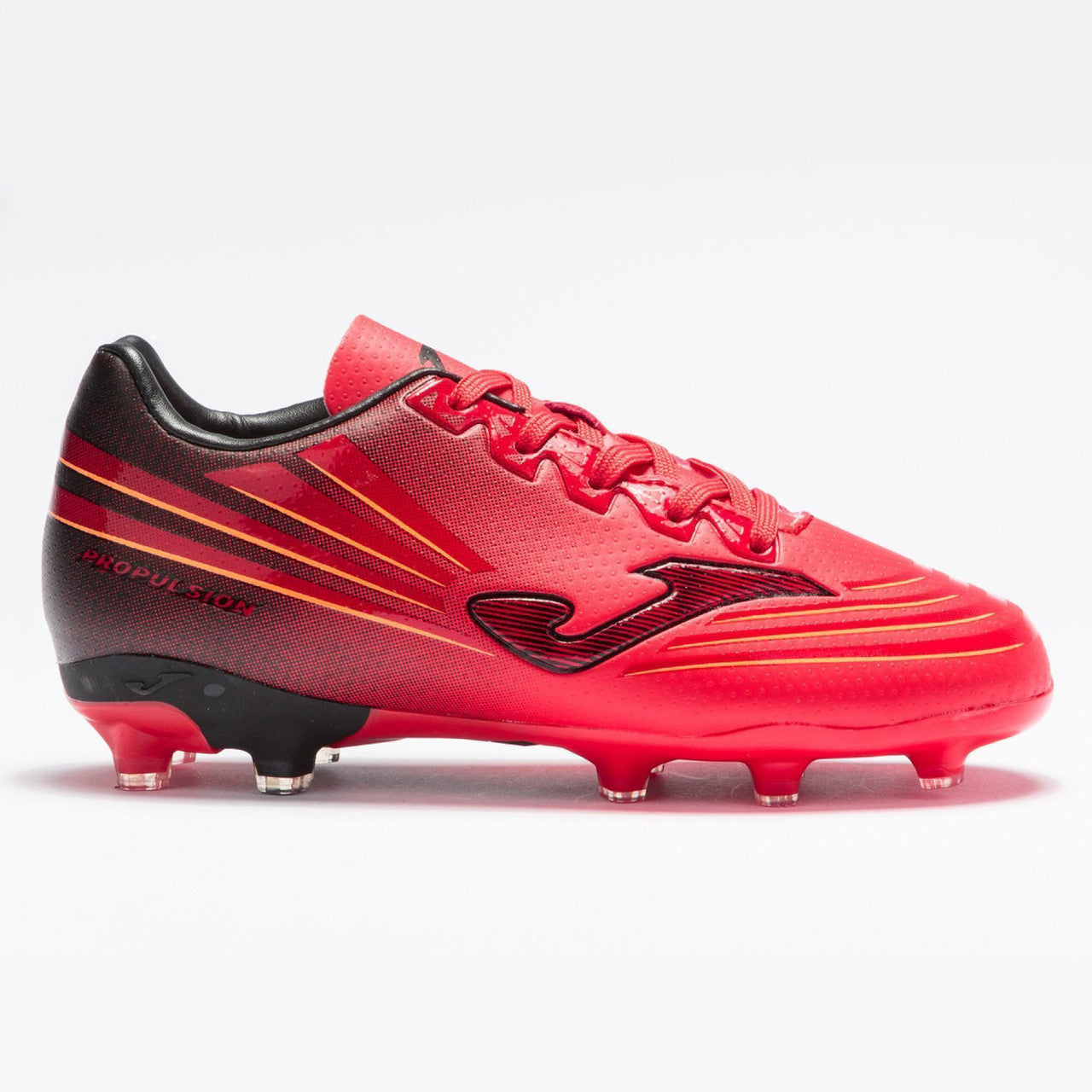 Joma Propulsion Jr Lights Fg - Red/Black Youth Firm Ground Infant 8 Red/Black - Third Coast Soccer