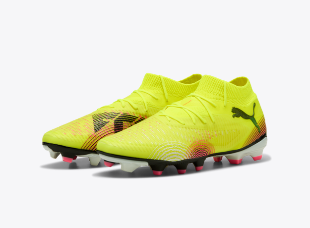 PUMA Future Pro 8 FG/AG - Yellow Alert/Puma Black/Sun Struck Mens Footwear - Third Coast Soccer