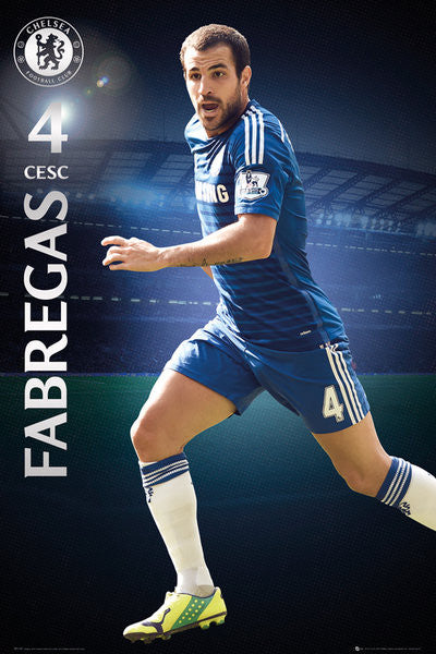 Chelsea Fabregas 15/16 Poster Posters 24" X 36"  - Third Coast Soccer