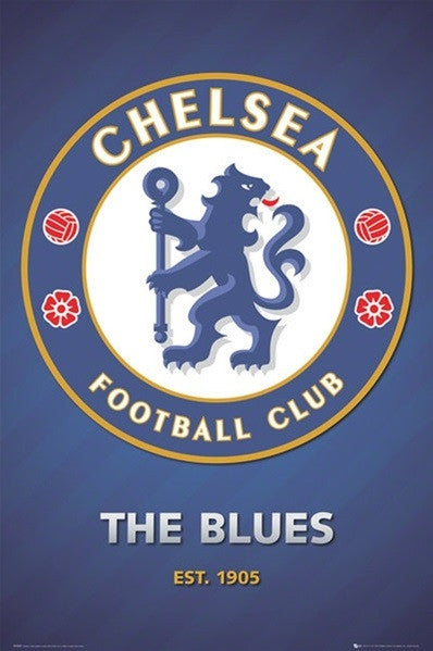 Chelsea FC The Blues Poster Posters 24" X 36"  - Third Coast Soccer