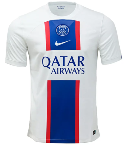 Nike Paris Saint-Germain Third Jersey 22/23 Club Replica Closeout White Mens Small - Third Coast Soccer