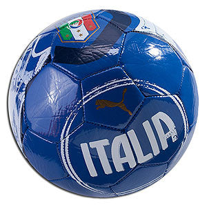 Puma Italy Figc Fan Mini Ball Balls Team Power Blue/Navy/White Size 1 - Third Coast Soccer