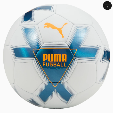 Puma Cage Ball -  Blue/White/Fluor Orange Balls Size 5 Blue/White/Fluor Orange - Third Coast Soccer