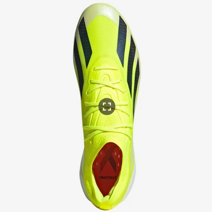 adidas X Crazyfast Elite FG - Yellow/Black/White Mens Firm Ground   - Third Coast Soccer