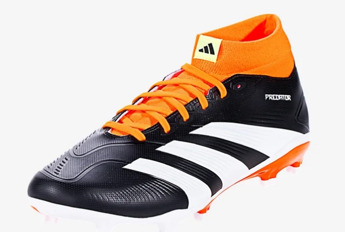 adidas Predator League Sock FG - Black/White/Red Men's Footwear - Third Coast Soccer
