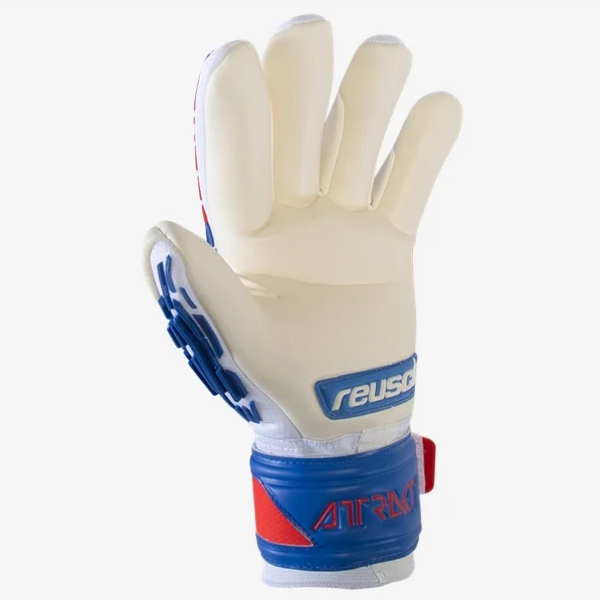 reusch Attrakt Freegel Gold Sleek Finger Support Goalkeeper Gloves Gloves   - Third Coast Soccer